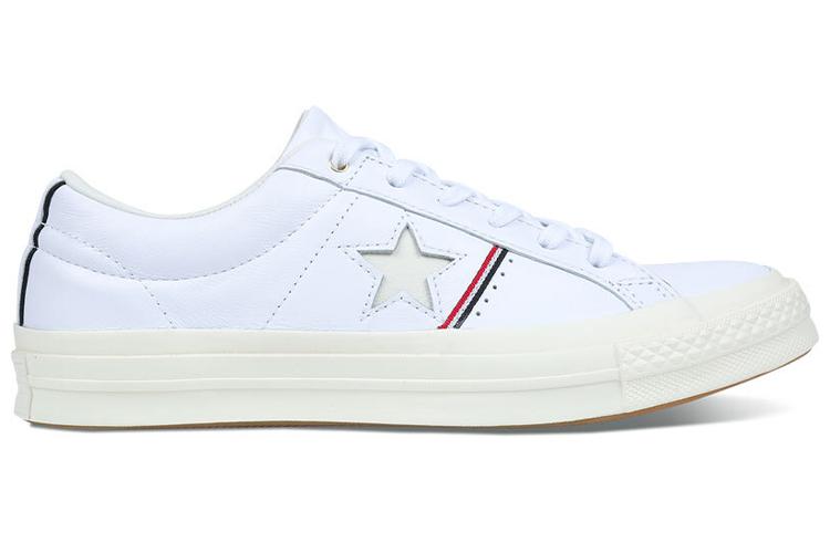 Кеды унисекс Converse One Star Piping Low Top белые, 35 EU