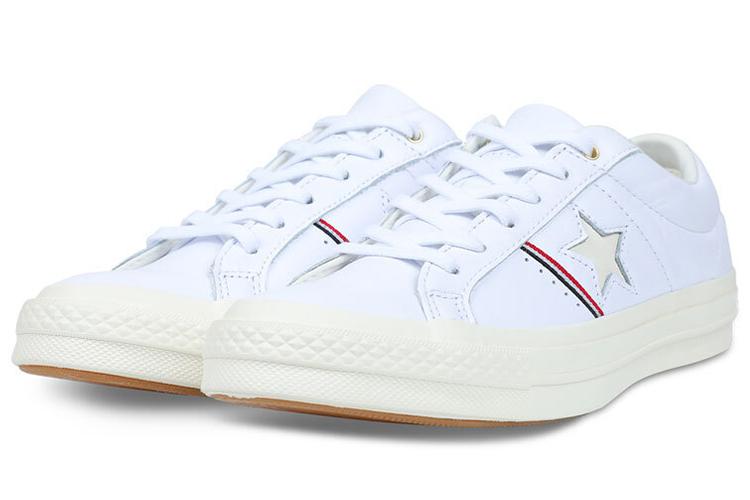 Кеды унисекс Converse One Star Piping Low Top белые, 35 EU