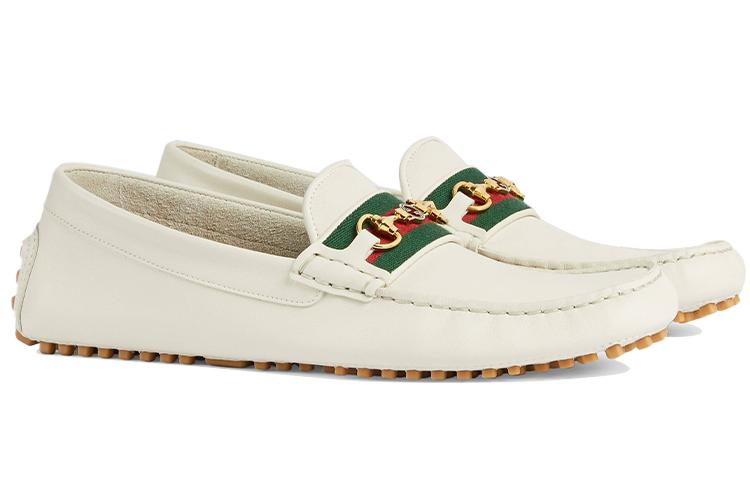 Ботинки мужские GUCCI Web Casual Shoes белые, 42 EU
