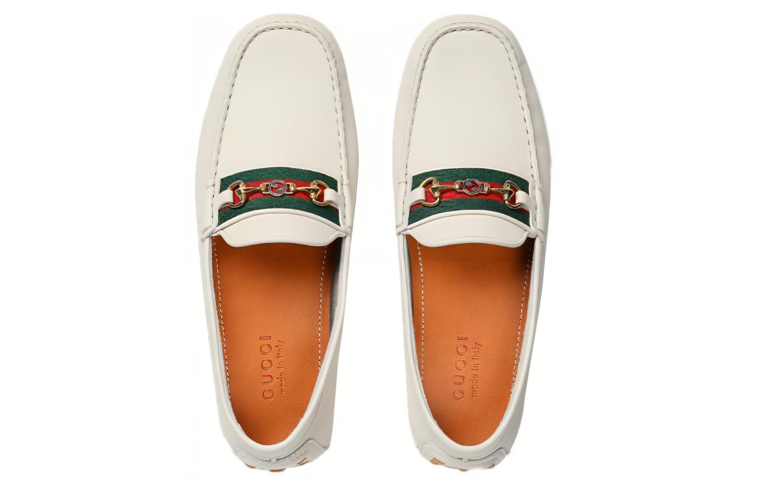 Ботинки мужские GUCCI Web Casual Shoes белые, 42 EU