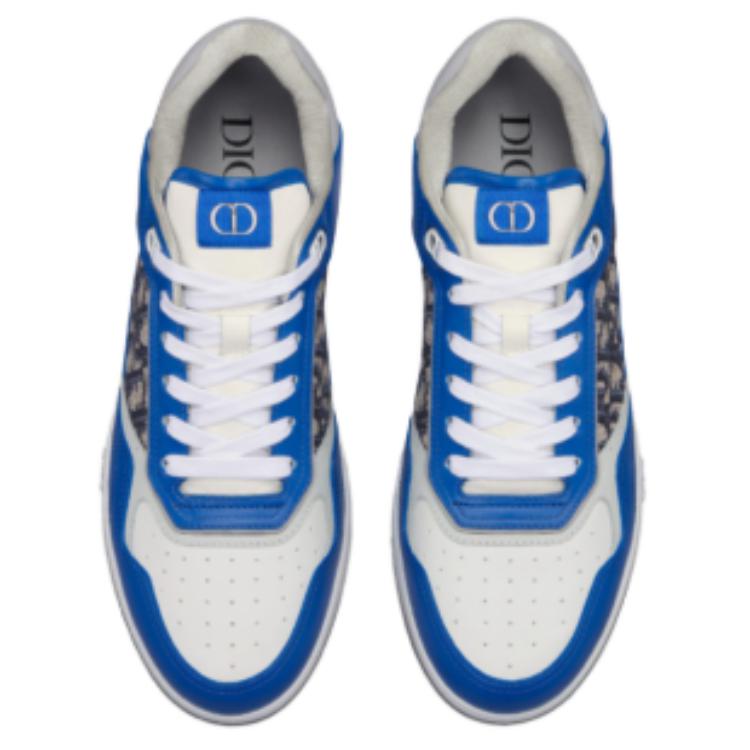 Кеды мужские DIOR B27 Low синий серый белый бежевый, 42.5 EU