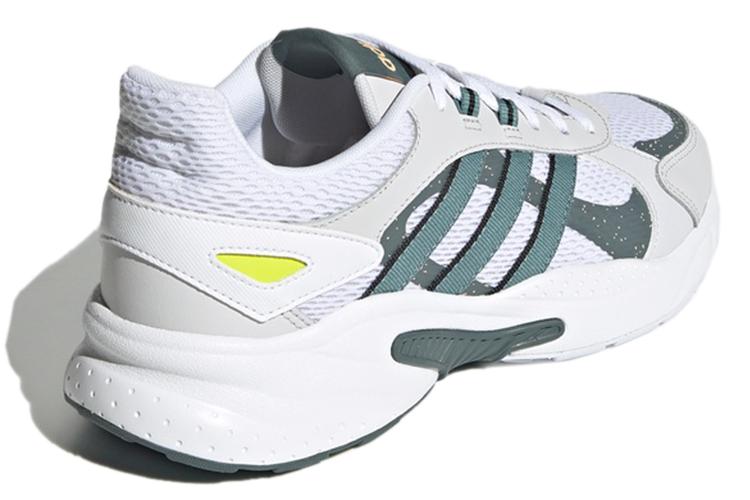 Кроссовки мужские Adidas Neo Crazychaos Shadow белые, серые, зеленые, 44 EU