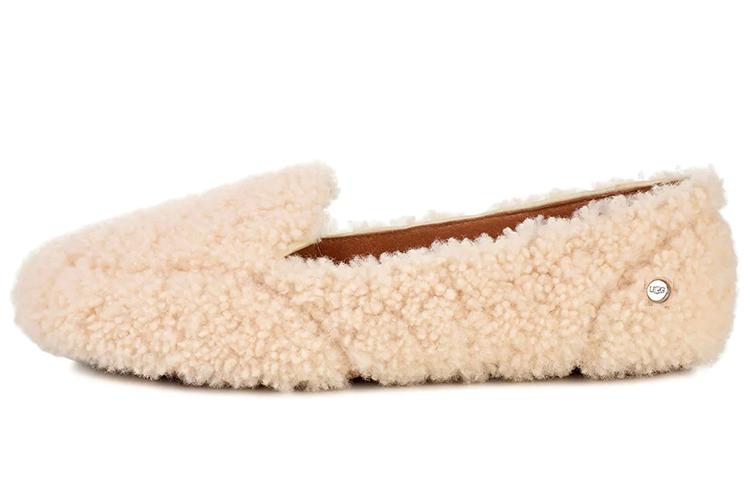 Лоферы женские UGG Hailey Fluff Loafer Slip On натуральные, 37 EU