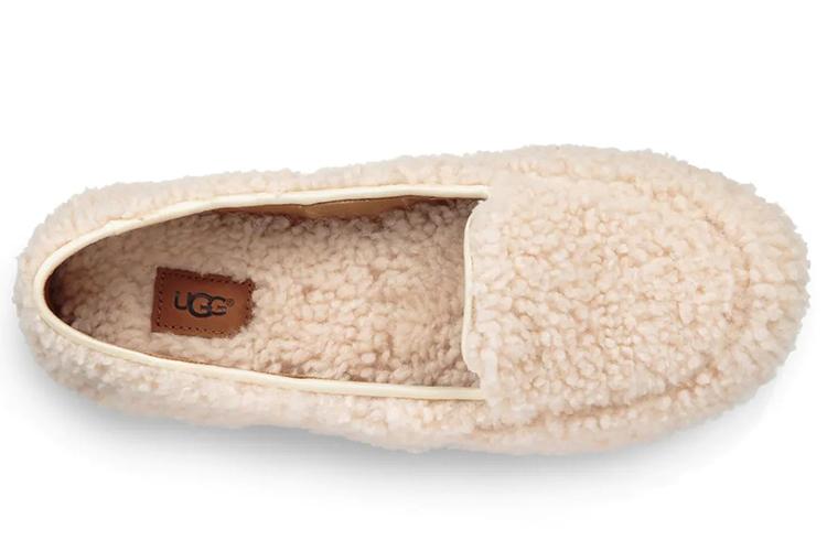 Лоферы женские UGG Hailey Fluff Loafer Slip On натуральные, 37 EU