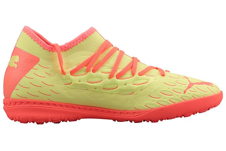Футбольные бутсы PUMA Future 5.3 Netfit Osg Tt желто-персиковые, 40 EU