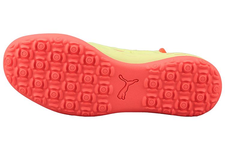 Футбольные бутсы PUMA Future 5.3 Netfit Osg Tt желто-персиковые, 40 EU