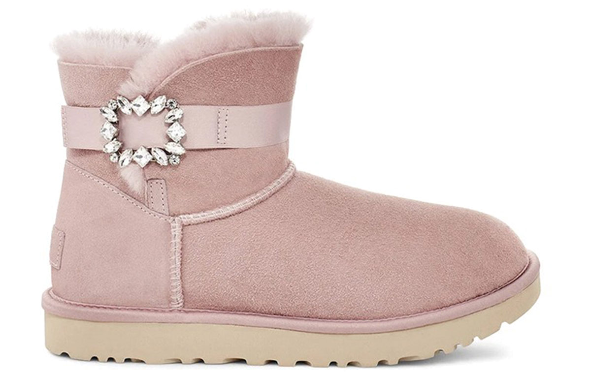 Сапоги женские UGG Karlie Brooch, pale pink, 38 EU