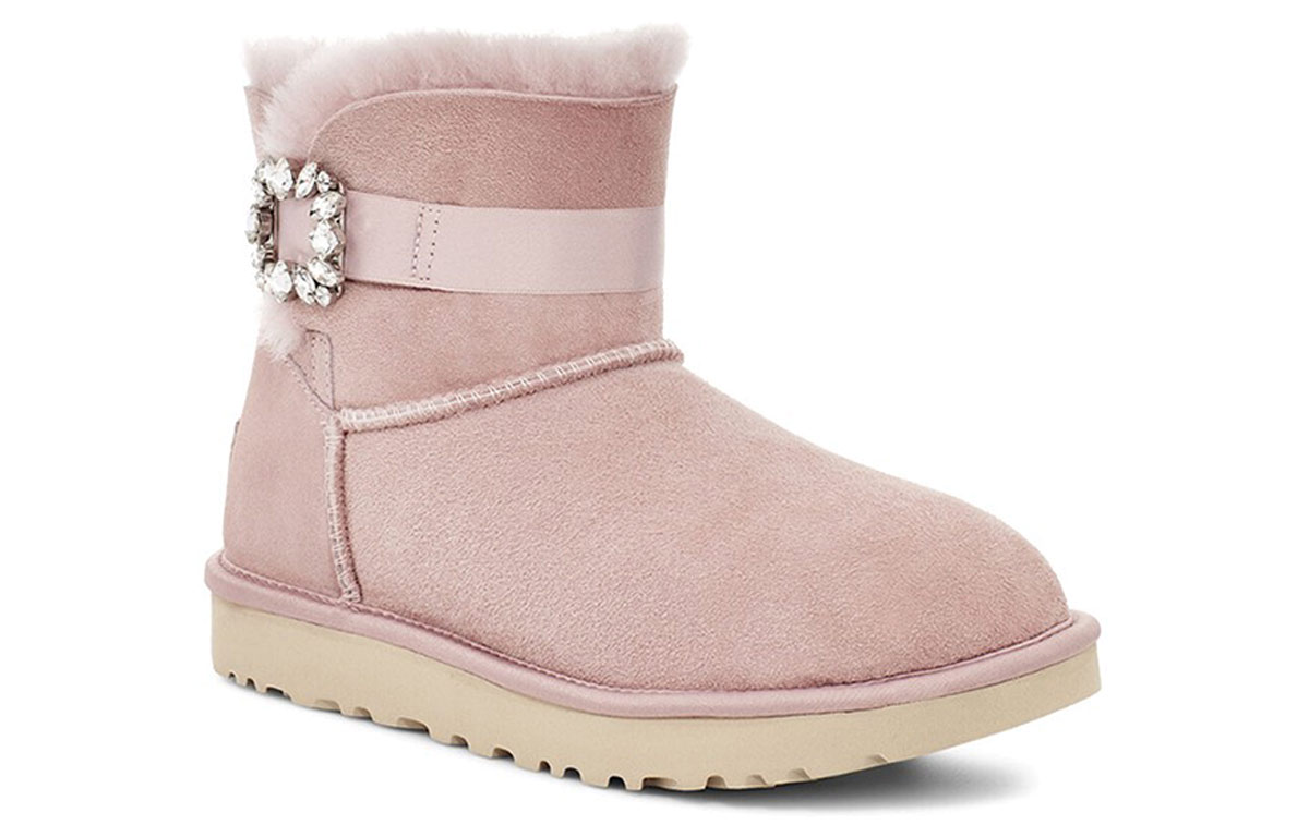 Сапоги женские UGG Karlie Brooch, pale pink, 38 EU