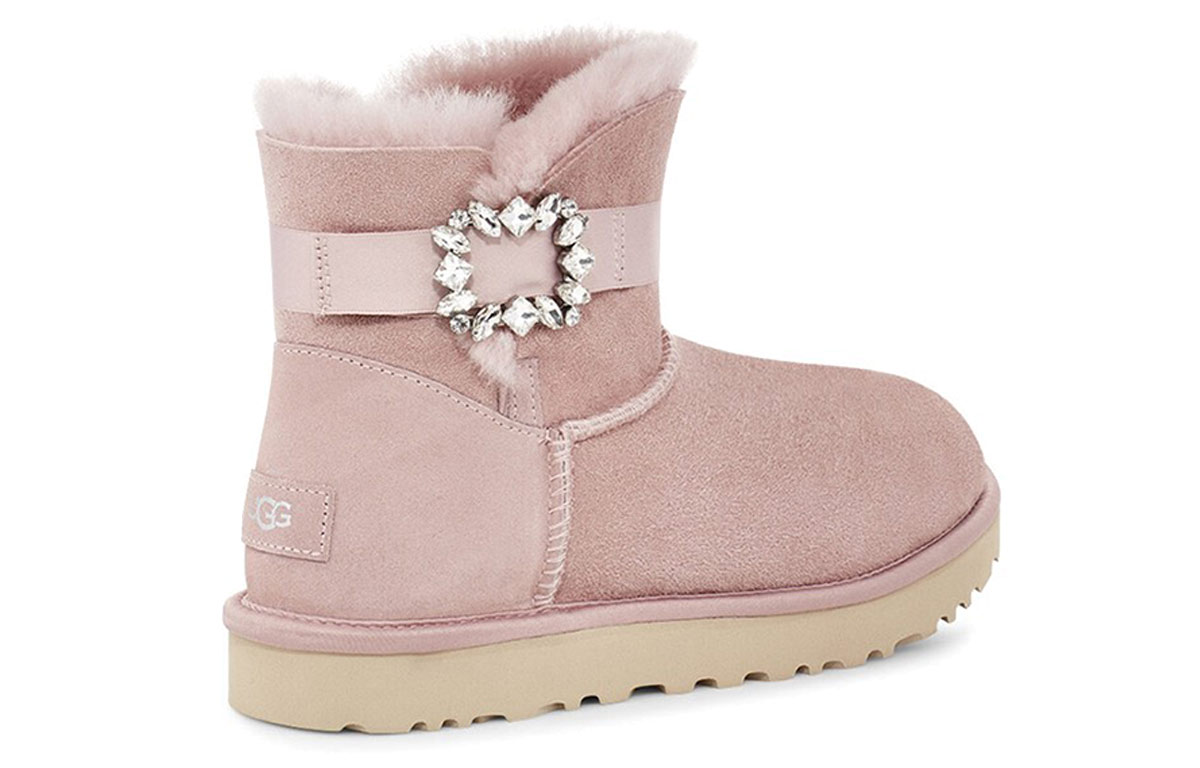 Сапоги женские UGG Karlie Brooch, pale pink, 38 EU