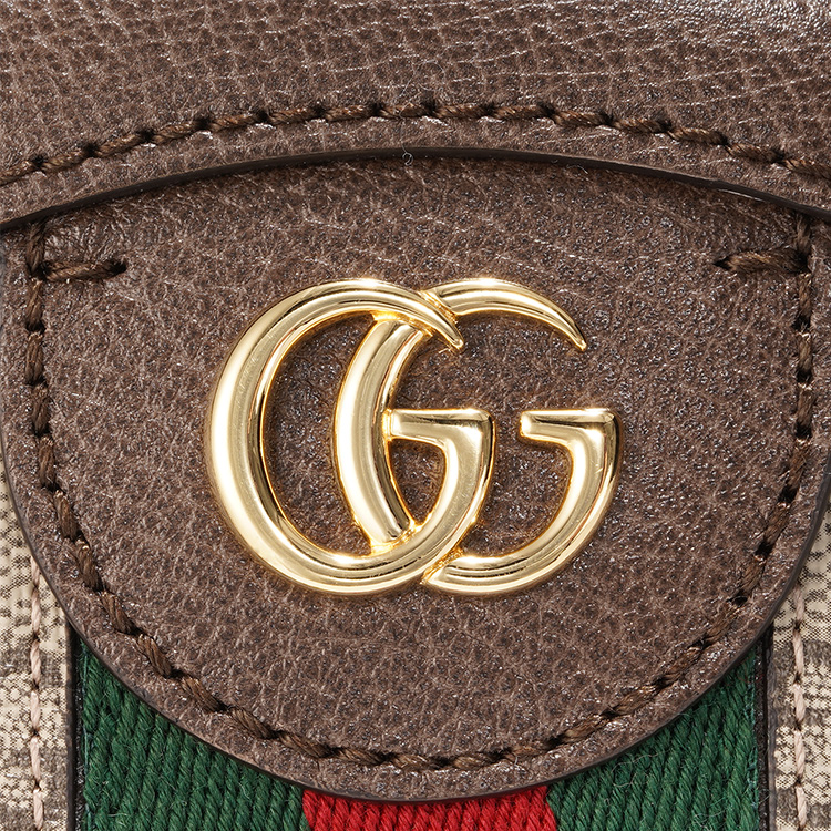 Сумка женская GUCCI Ophidia Round Bag, beige-brown