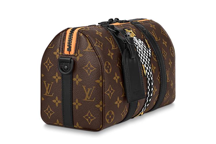 Сумка мужская LOUIS VUITTON City Keepall коричнево-черная