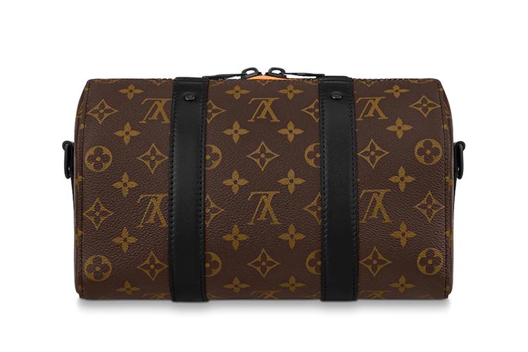 Сумка мужская LOUIS VUITTON City Keepall коричнево-черная