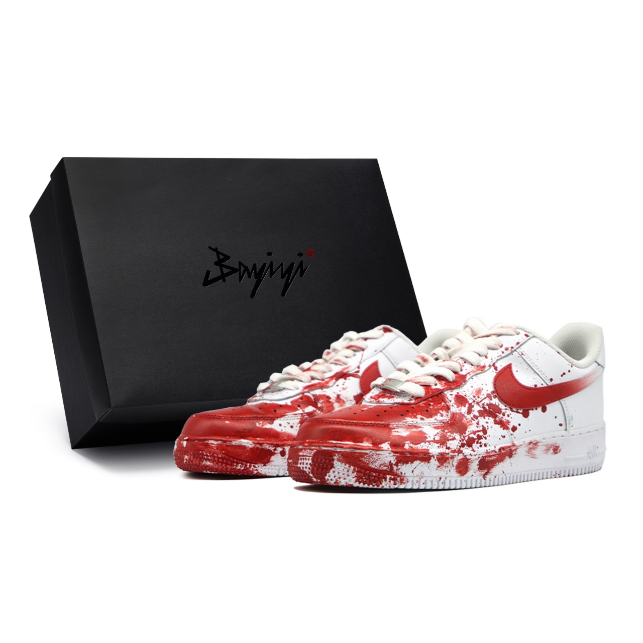 Кроссовки унисекс Nike Air Force 1 Low красно-белые, 39 EU