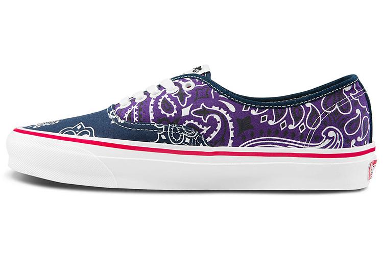 Кеды унисекс Vans Authentic Bandana Pack фиолетовые-синие