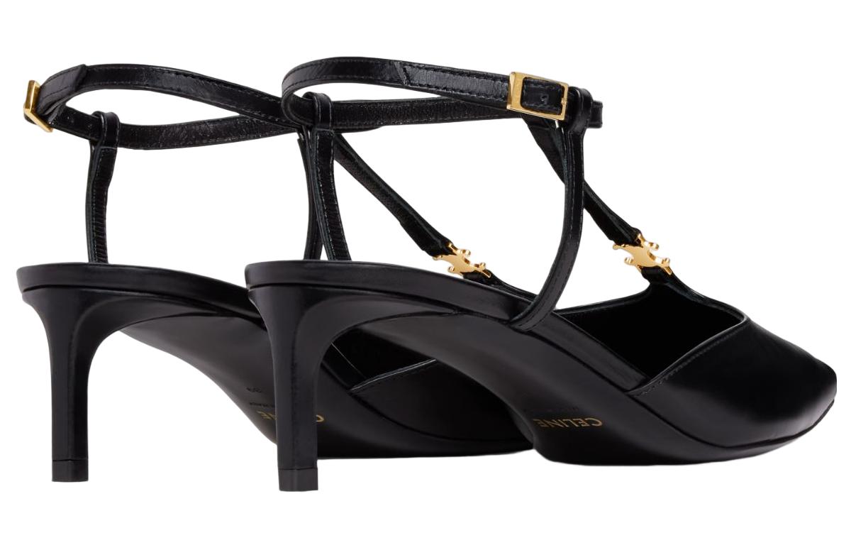 Туфли женские CELINE Slim Heel черные, 36 EU