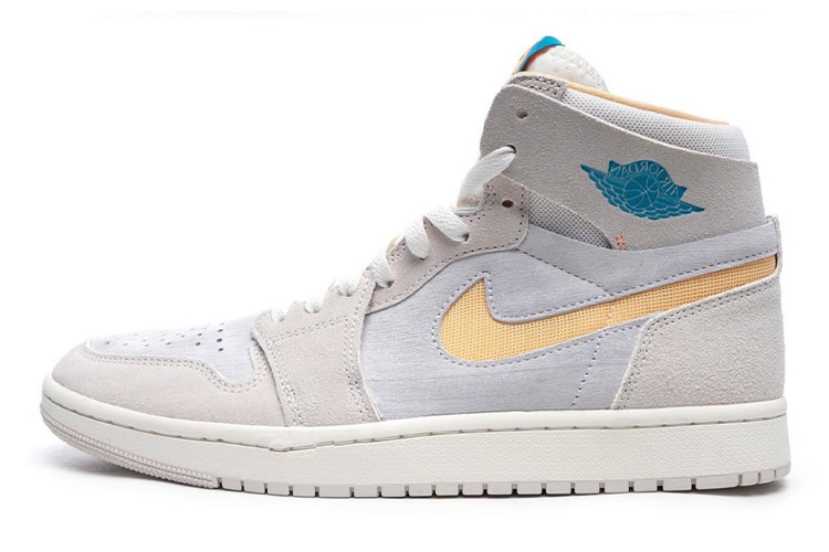 Спортивные кеды мужские Air Jordan 1 Zoom CMFT 2 светло-ореховые