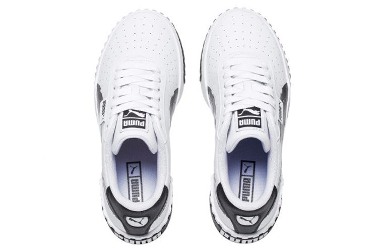 Кеды женские PUMA Cali Brushed белые, черные, 35.5 EU