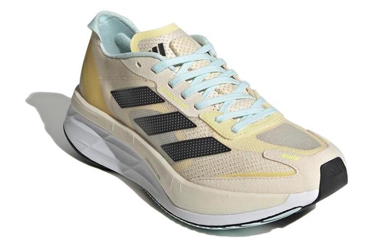 Кроссовки женские Adidas Adizero Boston 11 Ecru Tint Night Metallic, 36 2/3 EU