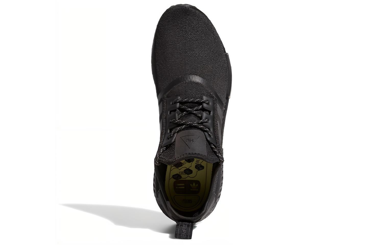 Кроссовки унисекс Adidas Nmd R1 Pharrell черные, 36 EU