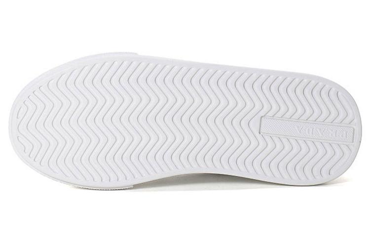 Кеды женские PRADA 1E368L_3KWG_F0970_F_045 белые с красным язычком, 37.5 EU