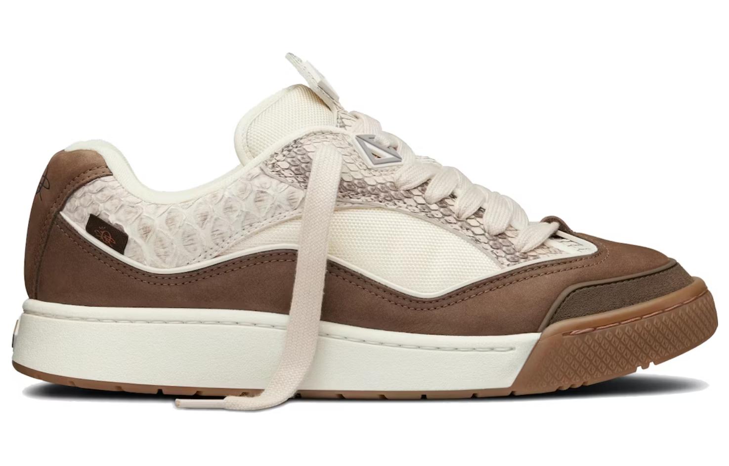 Кеды мужские DIOR B713 бежево-коричневые, 44 EU