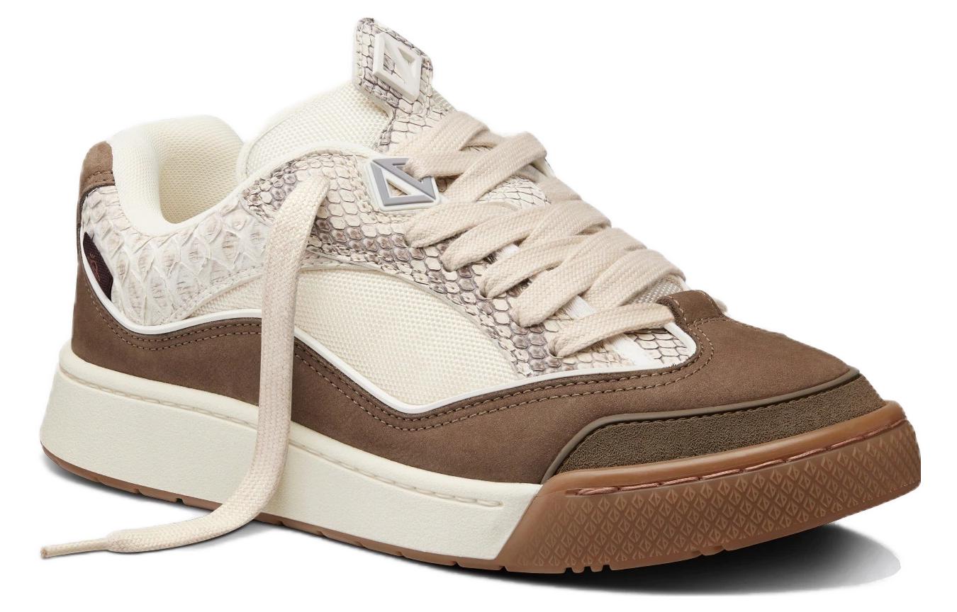 Кеды мужские DIOR B713 бежево-коричневые, 44 EU