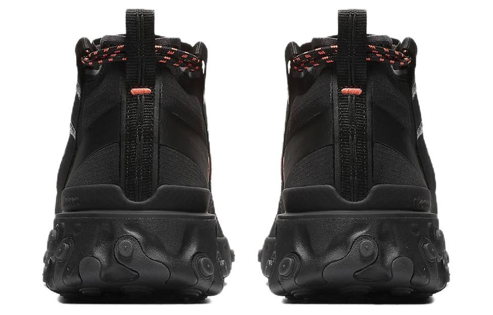 Кроссовки унисекс Nike React Runner Mid Wr Ispa черные, 36 EU