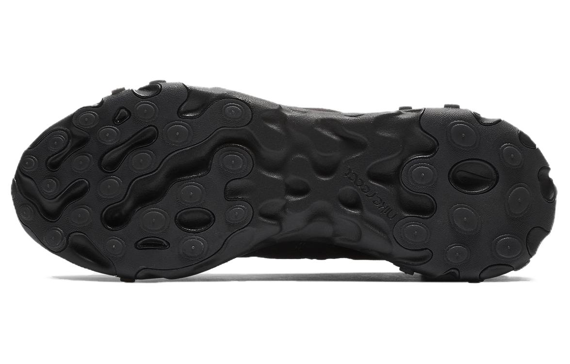 Кроссовки унисекс Nike React Runner Mid Wr Ispa черные, 36 EU