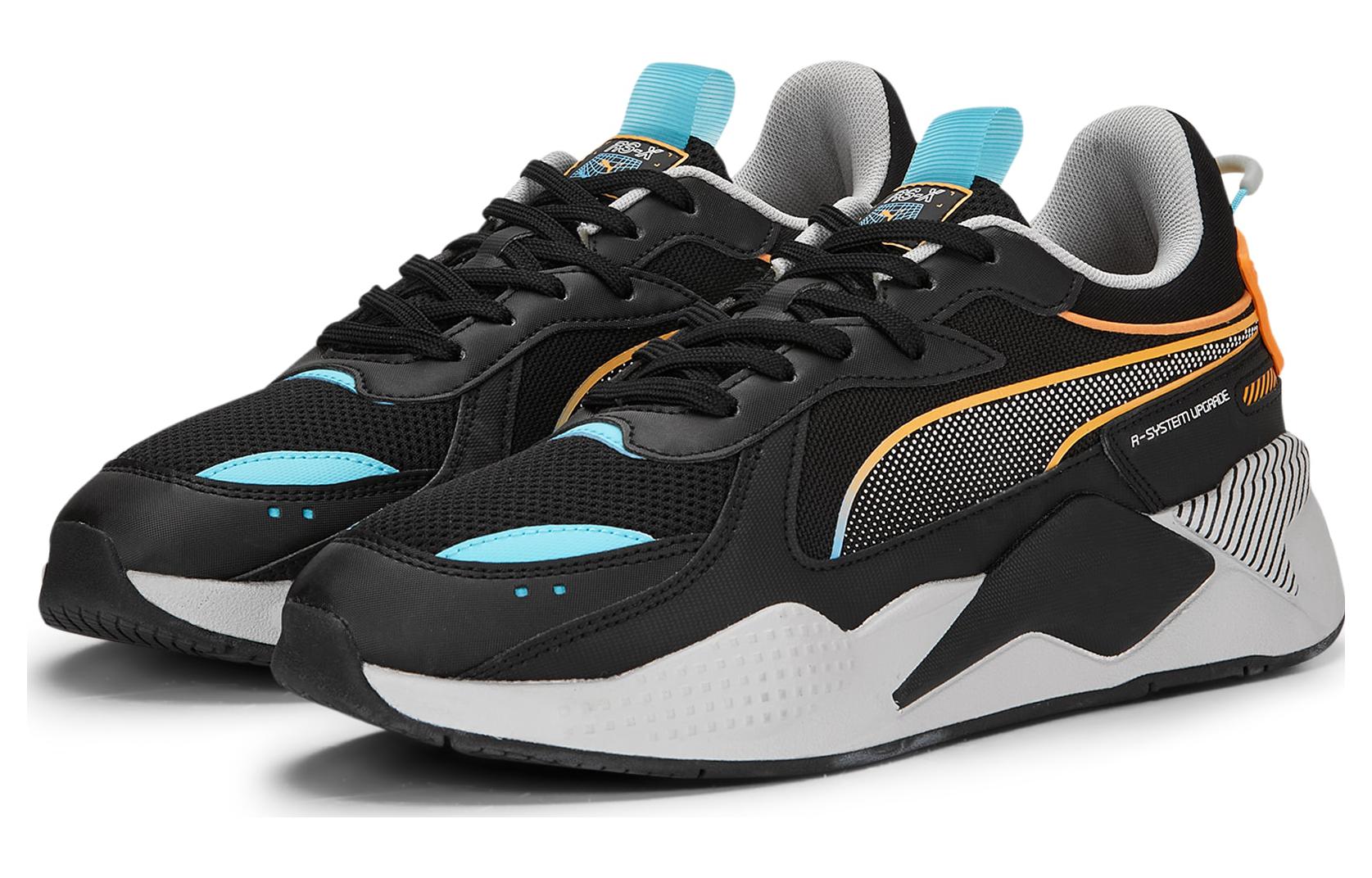 Кроссовки мужские PUMA RS X 3D черные, 39 EU