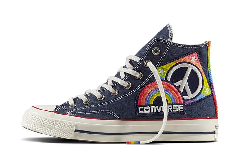 Кеды унисекс Converse Chuck Taylor All Star 1970s High Top 1st Pride Parade синий, 41.5 EU