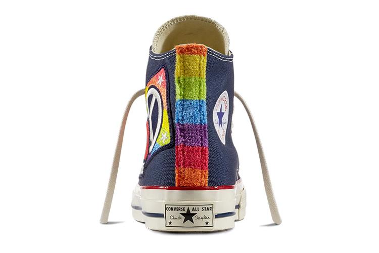 Кеды унисекс Converse Chuck Taylor All Star 1970s High Top 1st Pride Parade синий, 41.5 EU