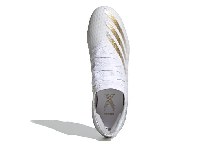 Бутсы мужские Adidas X Ghosted.3 Mg белые коричневые, 40 EU