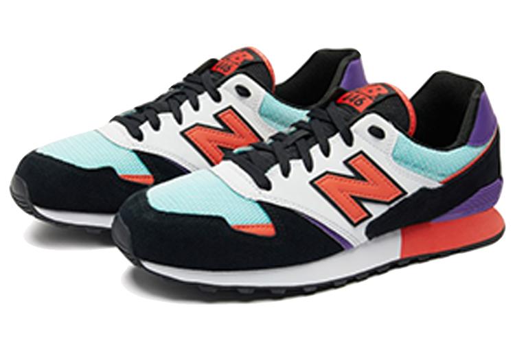 Кроссовки унисекс New Balance 446 Series черные, красные, фиолетовые, 37.5 EU