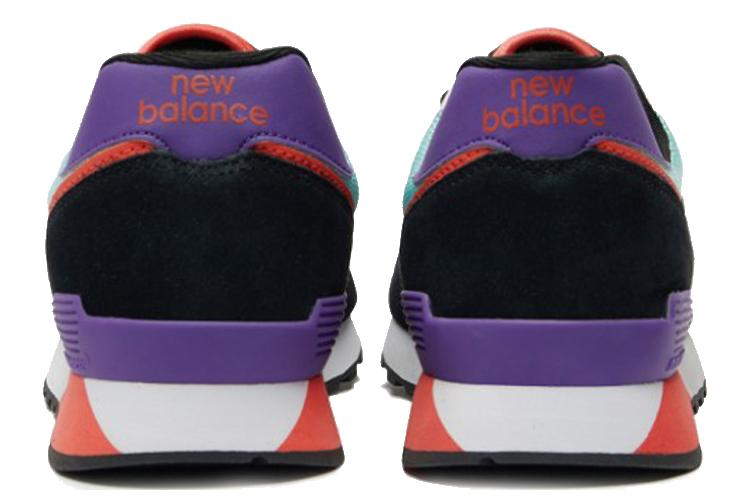 Кроссовки унисекс New Balance 446 Series черные, красные, фиолетовые, 37.5 EU