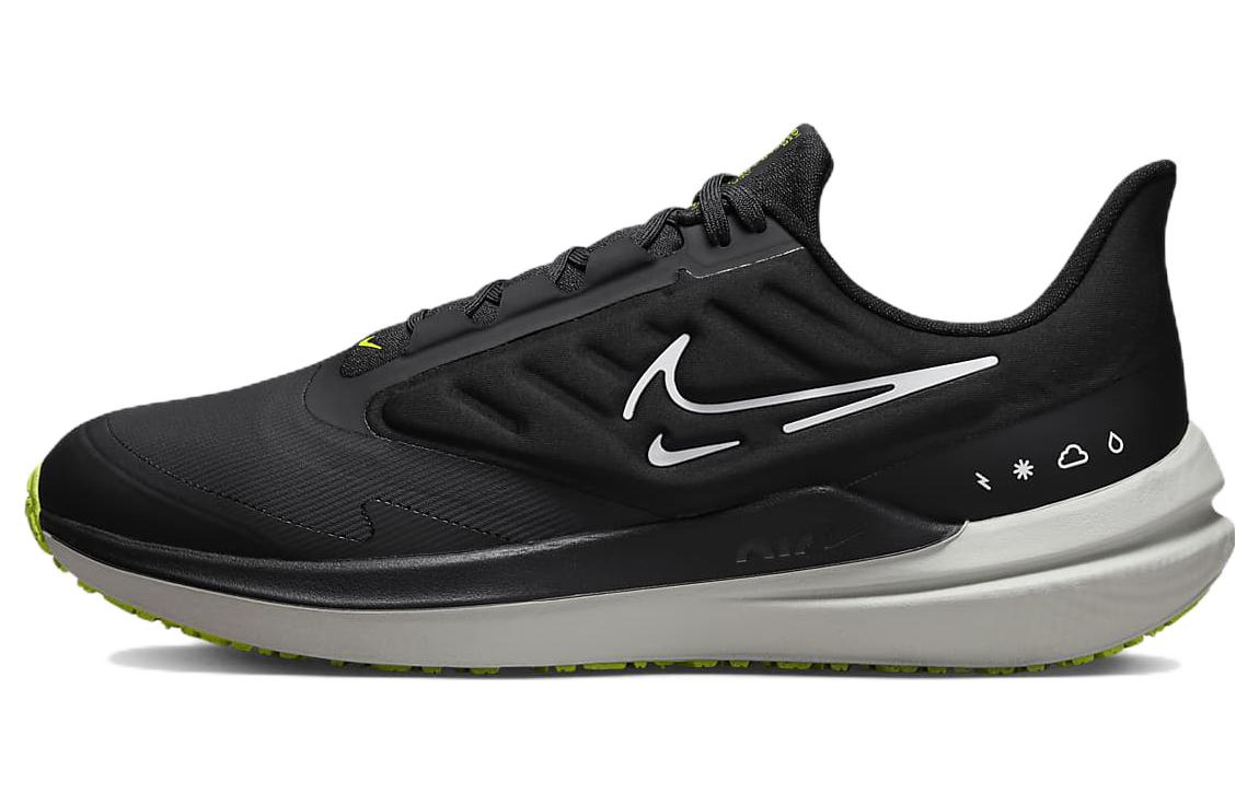 Кроссовки мужские Nike Air Zoom Winflo 9 Shield черные, белые, 39 EU