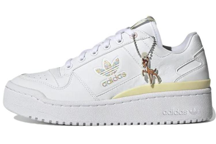 Кеды женские Disney X Adidas Forum Bold Bambi белые-желтые