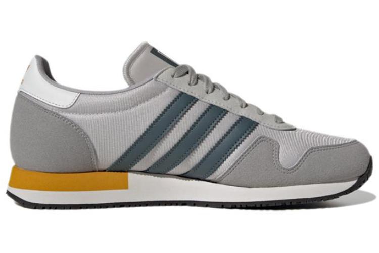 Кроссовки унисекс Adidas Usa 84 Crystal White Mustard, 35 2/3 EU