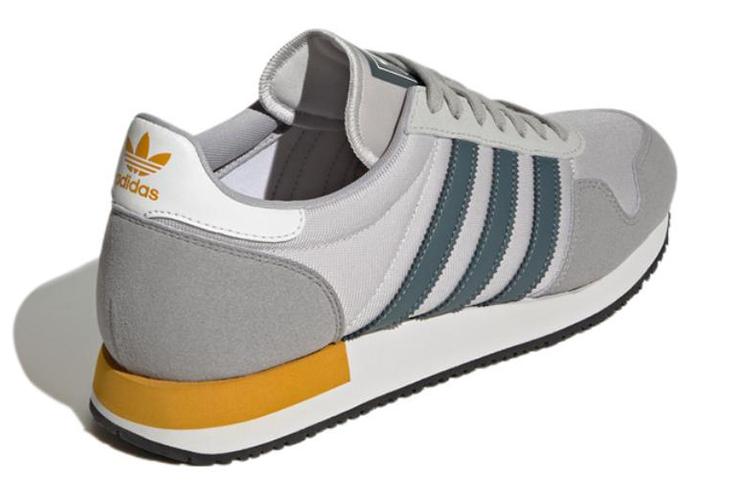 Кроссовки унисекс Adidas Usa 84 Crystal White Mustard, 35 2/3 EU