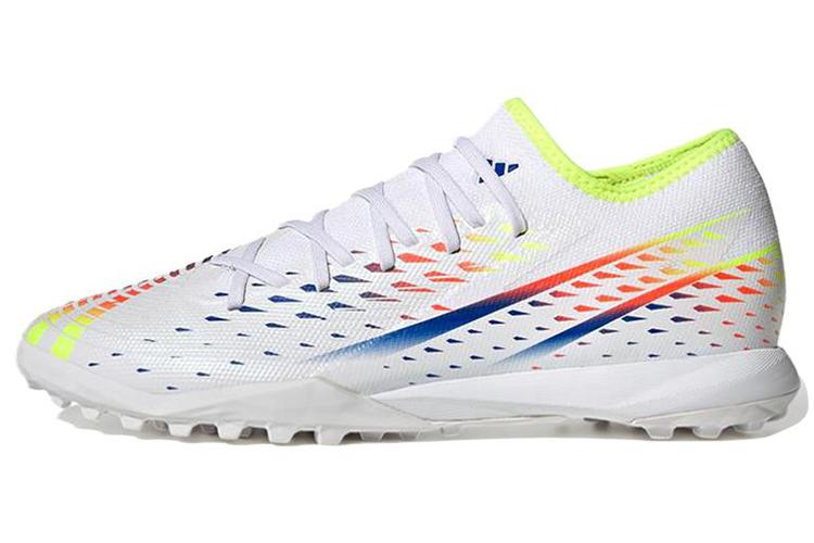 Футбольные бутсы мужские Adidas Predator Edge.3 TF белые, желтые, красные, 43 1/3 EU