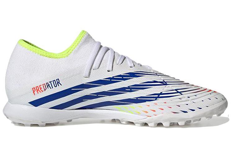 Футбольные бутсы мужские Adidas Predator Edge.3 TF белые, желтые, красные, 43 1/3 EU