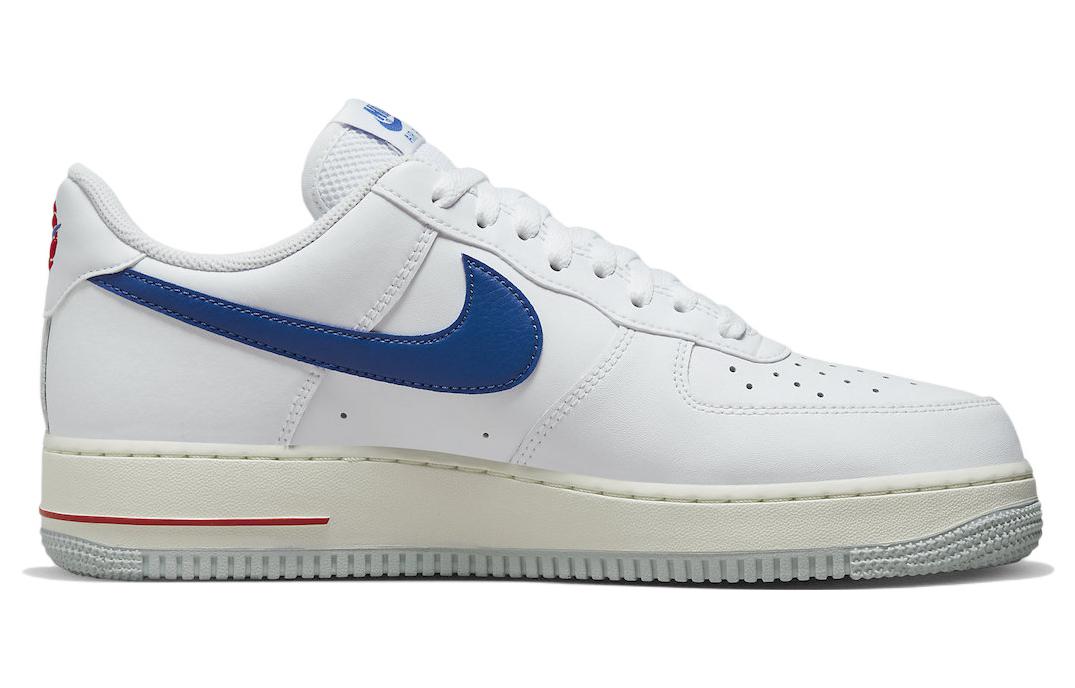 Кеды мужские Nike Air Force 1 Low '07 Usa Basketball белые-голубые, 40 EU