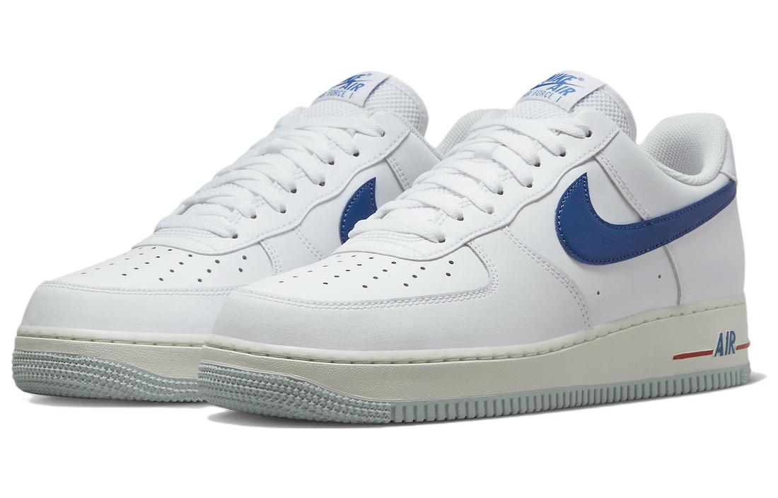 Кеды мужские Nike Air Force 1 Low '07 Usa Basketball белые-голубые, 40 EU