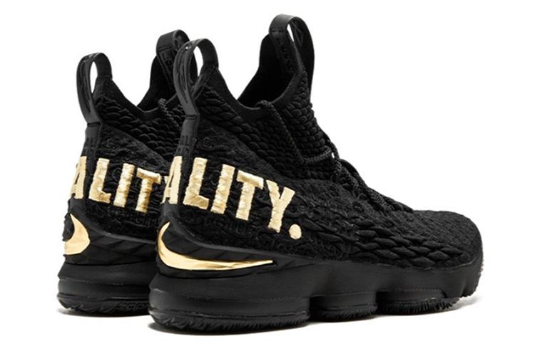 Кроссовки мужские Nike LeBron 15 Equality черные, 44.5 EU