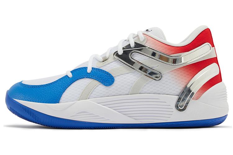 Кроссовки унисекс PUMA Trc Blaze Court белые, синие, красные