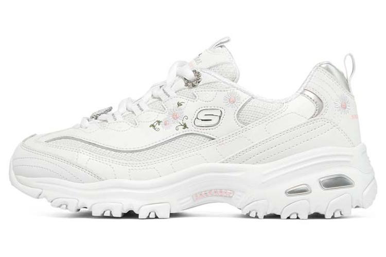 Кроссовки женские Skechers D'Lites белые-серые, 36.5 EU