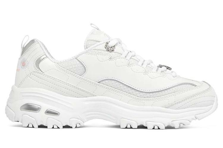 Кроссовки женские Skechers D'Lites белые-серые, 36.5 EU
