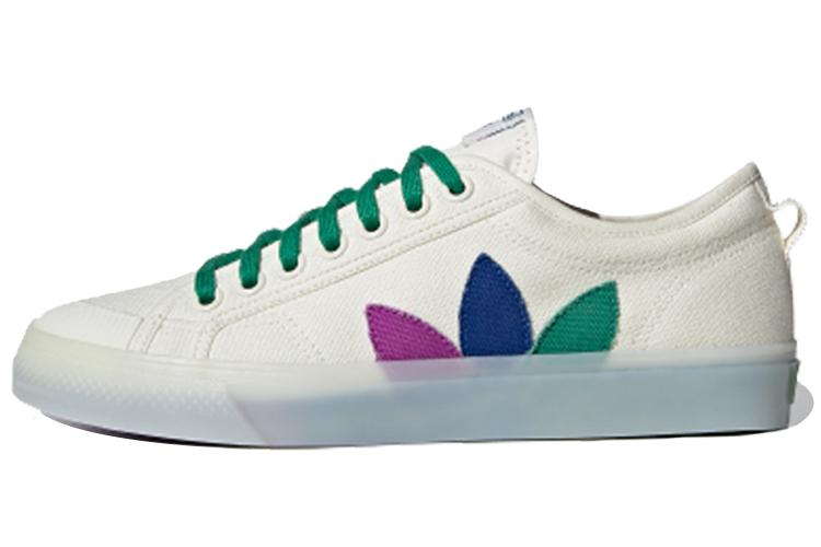 Кроссовки унисекс Adidas Nizza Pride White Green Blue, 36 2/3 EU