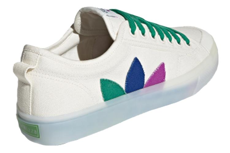 Кроссовки унисекс Adidas Nizza Pride White Green Blue, 36 2/3 EU