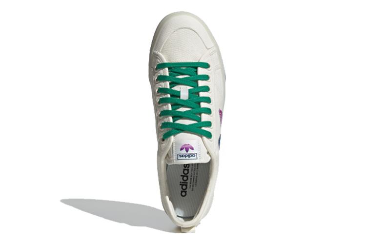 Кроссовки унисекс Adidas Nizza Pride White Green Blue, 36 2/3 EU