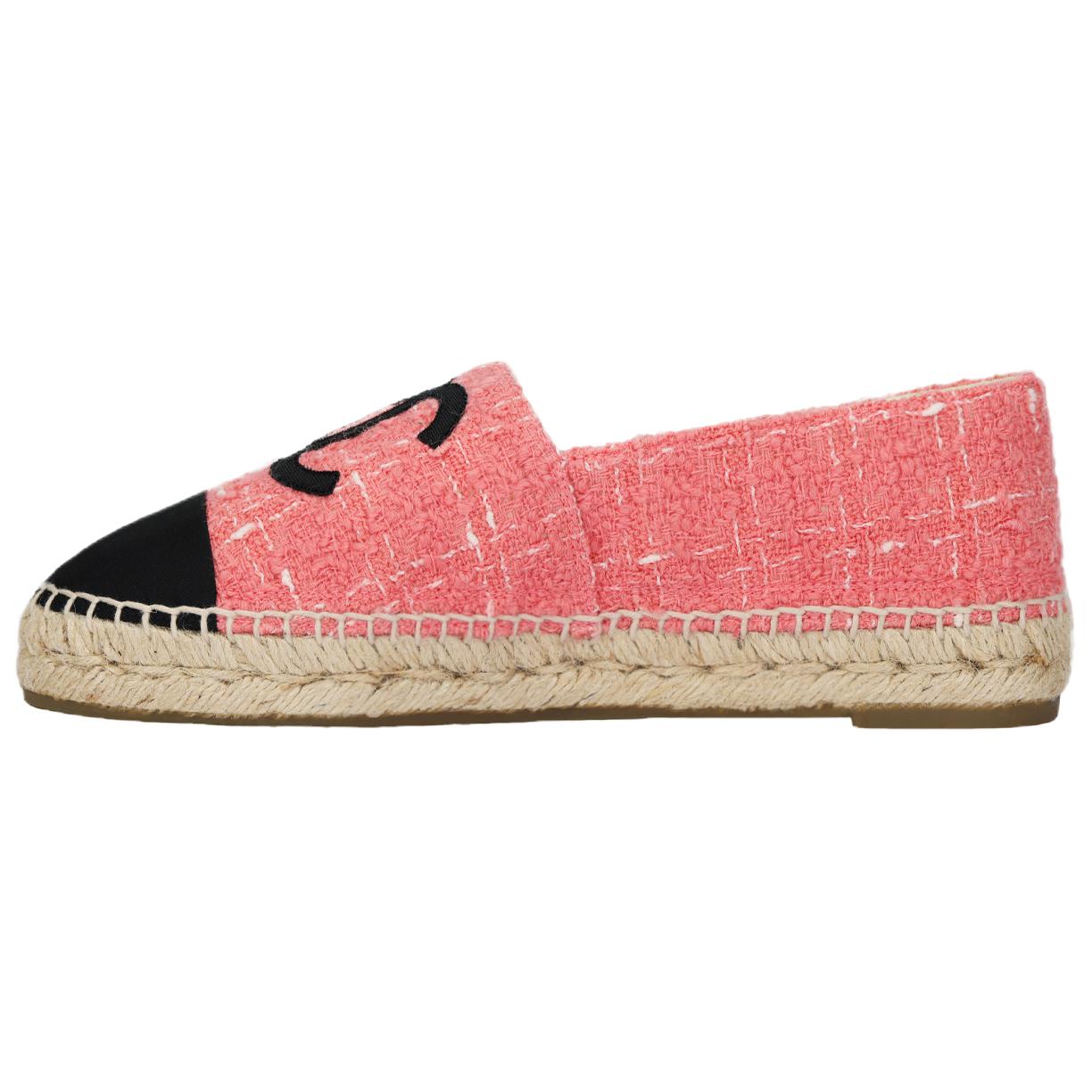 Эспадрильи женские CHANEL G29762Y54224K22903600B розово-черные, 36 EU